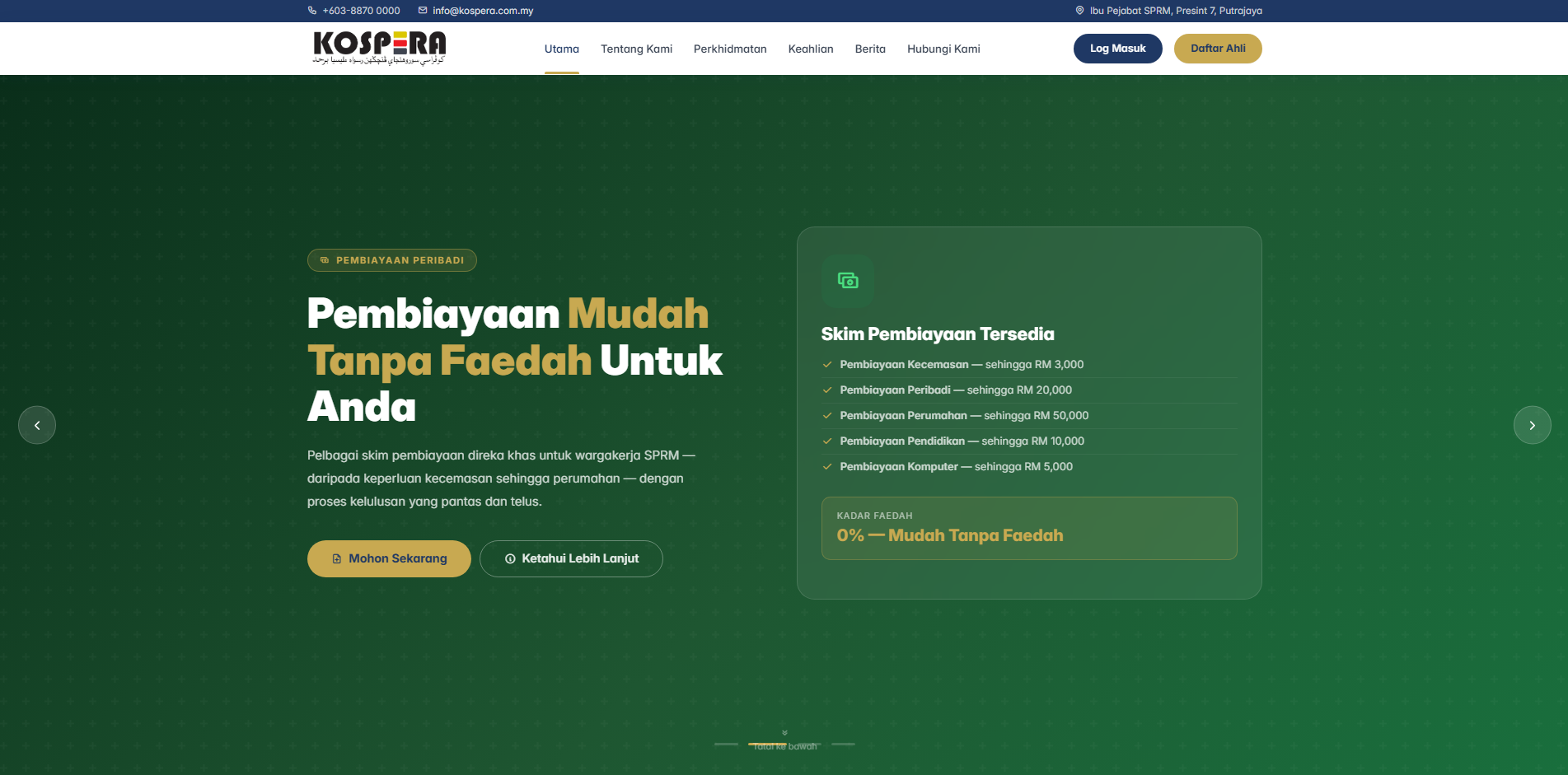 Portal Koperasi Kakitangan SPRM
